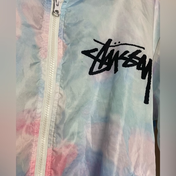 !!SOLD!!Stussy Cotton Candy Tie Dye Windbreaker - Picture 4 of 5
